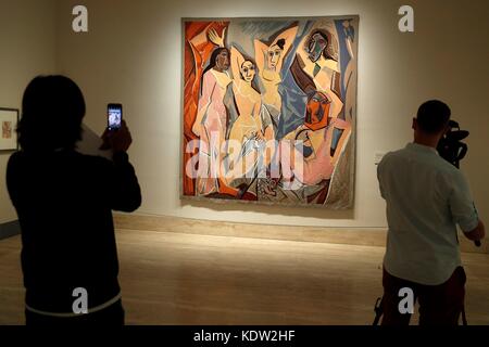 Les Demoiselles d'Avignon by Picasso in the Museum of Modern Art, New ...