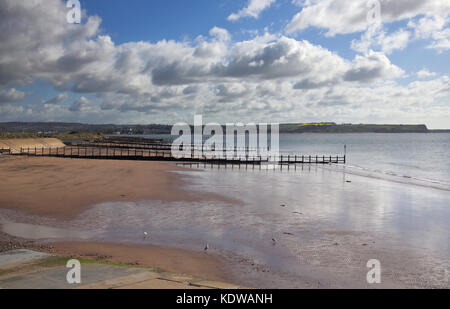 dawlish warren on the south devon coast Stock Photo