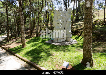 Sculptures at open-air 'Museu Felicia Leirner' museum and garden, Campos do Jordao, state of Sao Paulo, Brazil Stock Photo