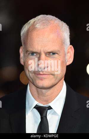 Martin McDonagh attending the premiere of Three Billboards Outside Ebbing, Missouri at the closing gala of the BFI London Film Festival, at the Odeon Leicester Square, London. PRESS ASSOCIATION Photo. Picture date: Sunday October 15th, 2017. Photo credit should read: Matt Crossick/PA Wire. Stock Photo
