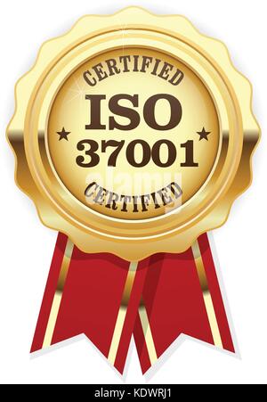 ISO 37001 Standard Certificate Badge - Anti-bribery Management Systems ...