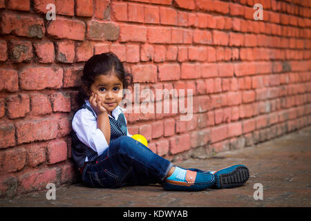 Kid on a roll Stock Photo