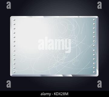 Stylized abstract industrial frame Stock Vector