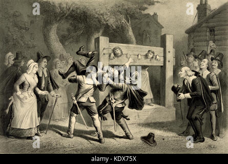 Salem Witch Trials, 1692 - 1693 Stock Photo