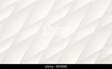 seamless pattern with diamond shapes paper texture. vector abstract background. contemporary, white wallpaper design. modern decorative backdrop Stock Vector