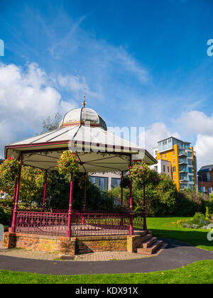 Bandstand, Victoria Park, Newbury, Reading, Berkshire, England Stock Photo