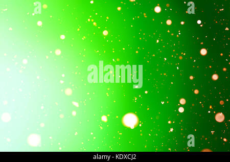 abstract holiday green background. shine backdrop with soft focus and a blur.  decorative empty design element. festive party green background with ci Stock Photo