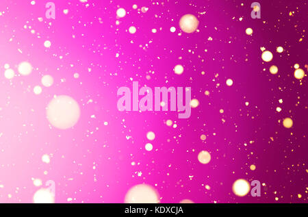 abstract holiday pink background. shine backdrop with soft focus and a blur.  decorative empty design element. festive party pink background with circ Stock Photo