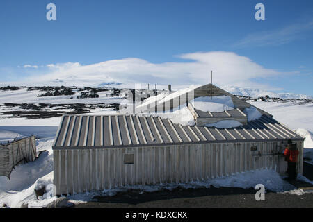 Captain Scott's Hut At Cape Evans, McMurdo Sound, Antarctica Stock ...