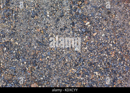 wet earth and small pebbles, texture Stock Photo