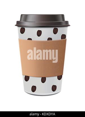 Coffee Cup Isolated on white background Stock Vector