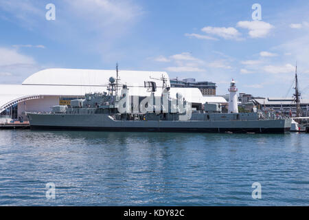 The HMAS Vampire Destroyer by the National Maritime Museum in Darling ...