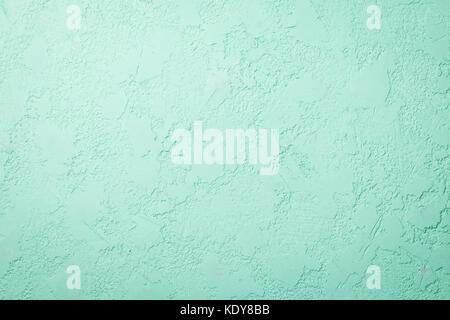 Concrete floor mint color background Stock Photo