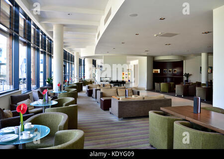 Inside hotel dinning and lobby area of Holiday Inn, Reading, Berkshire ...