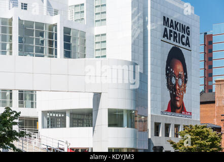 The High Museum of Art on Peachtree Street in Atlanta, Georgia, USA. Stock Photo