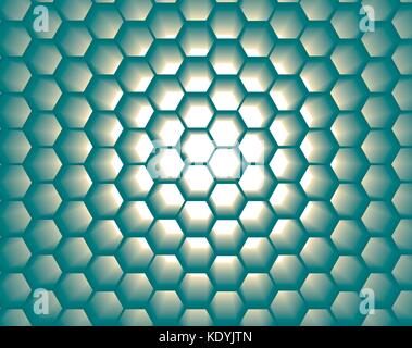 Abstract pattern of honeycomb. Stock Vector