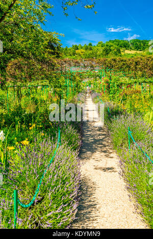 The beautiful Monet's Garden in Giverny, France Stock Photo