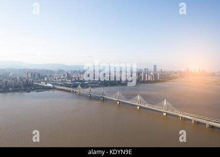 Panoramic picture of China nanchang Stock Photo