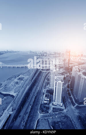 Panoramic picture of China nanchang Stock Photo