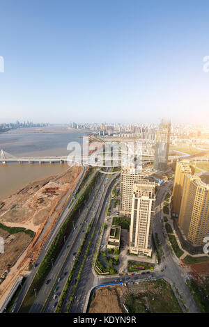 Panoramic picture of China nanchang Stock Photo