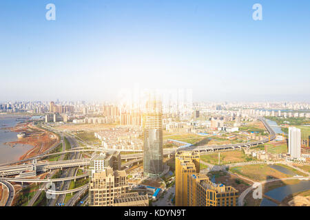 Panoramic picture of China nanchang Stock Photo