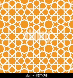 Seamless ornamental pattern in arabic style background - Persian style wallpaper Stock Vector