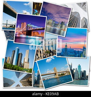 Collage of New York photos Stock Photo