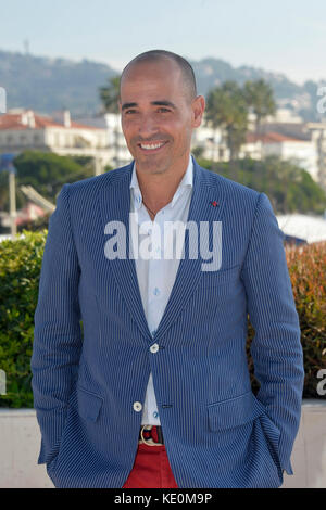 Cannes, France. 17th Oct, 2017. David Rocco posing during a photocall on the occasion of the MipCom, International Film and Programme Market for Television, Video, Cable and Satellite, on 2017/10/17 in Cannes, France Credit: Andia/Alamy Live News