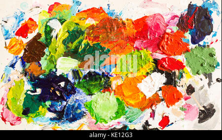 Abstract Painting as a Background. Stock Photo