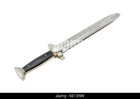 Germany at the Second World War. Standard dirk (dagger) of German corporal of army medical service (all branch) with scabbard Stock Photo