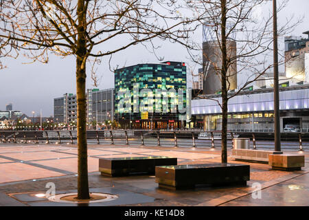 Office building at Media City UK in Salford and Trafford, Greater Manchester, England UK Stock Photo