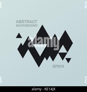 Abstract flat triangle background Stock Vector