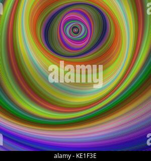 Abstract multicolored hypnotic fractal background Stock Vector