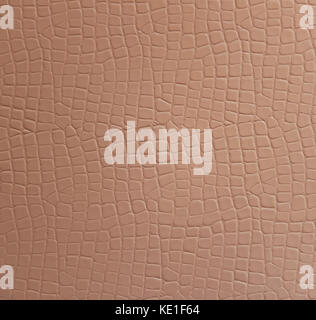 Texture of a beige leatherette close-up Stock Photo