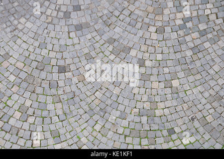sett stone pavement Stock Photo