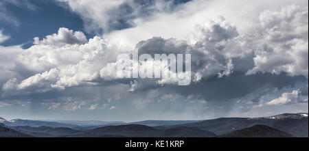 Dramatic sky over the foothills of the Rocky Mountains, Colorado, USA Stock Photo