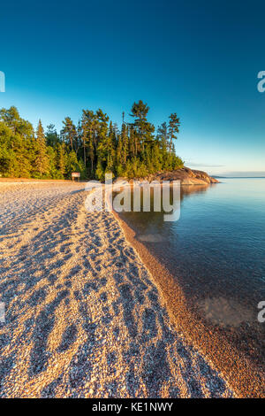 Shores of Agawa Bay in Lake Superior Provincial Park, Ontario, Canada