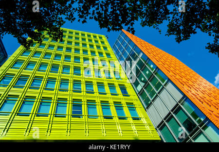 London, England, UK. Central St Giles - office buildings / restaurants (Renzo Piano) in St Giles High Street, Camden. Stock Photo