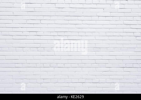 White brick wall. Texture and background Stock Photo