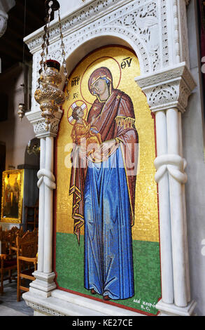 The Church of Saint Demetrius in Thessaloniki, Greece. Stock Photo