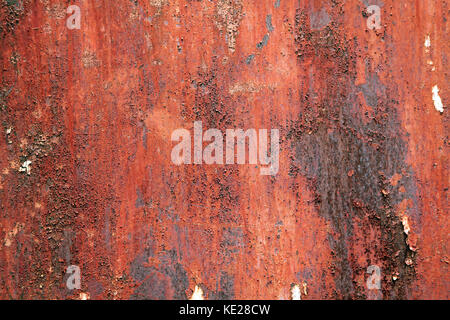 Backgrounds and backdrops - flaking metal wall Stock Photo