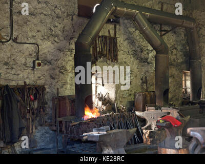 A blacksmiths in Ireland Stock Photo