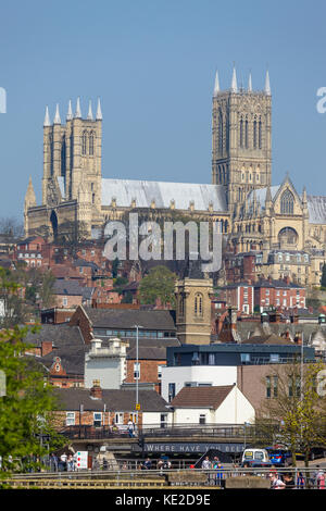 Lincoln Cathedral Stock Photo