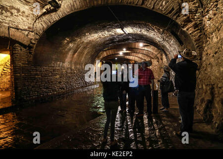 Guanajuato tunnels are a symbol of this historic city. Through these tunnels you can explore the bowels of Guanajuato addition to admire this impressi Stock Photo