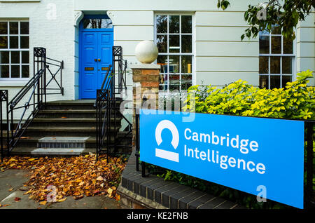 Cambridge Intelligence - a data visualisation company based in Cambridge UK, founded in 2011, helping companies understand their connected data Stock Photo
