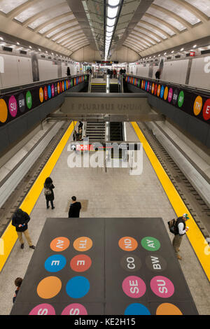 2nd avenue subway NYC Stock Photo