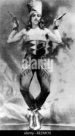 Serge Lifar as Karol Szymanowski 's 'Harnasie', 1935 Stock Photo