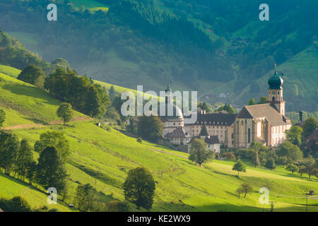 monastery abbey Kloster St. Trudpert, Münstertal, Schwarzwald, Black Forest, Baden-Württemberg, Germany Stock Photo