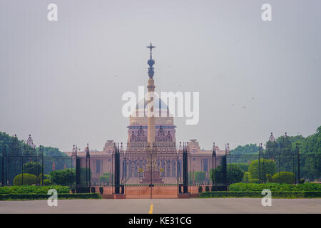 Jaipur, India - September 26, 2017: Goverment building of Rashtrapati Bhavan is the official home of the President of India Stock Photo