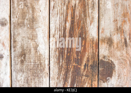 Closeup detail of wooden planks on old shack, horizontal shot Stock Photo